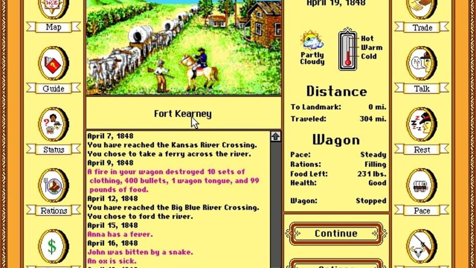 Screenshot for The Oregon Trail Deluxe