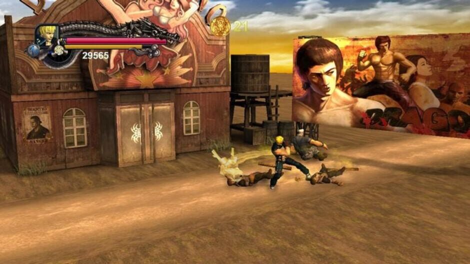 Screenshot for Double Dragon II: Wander of the Dragons