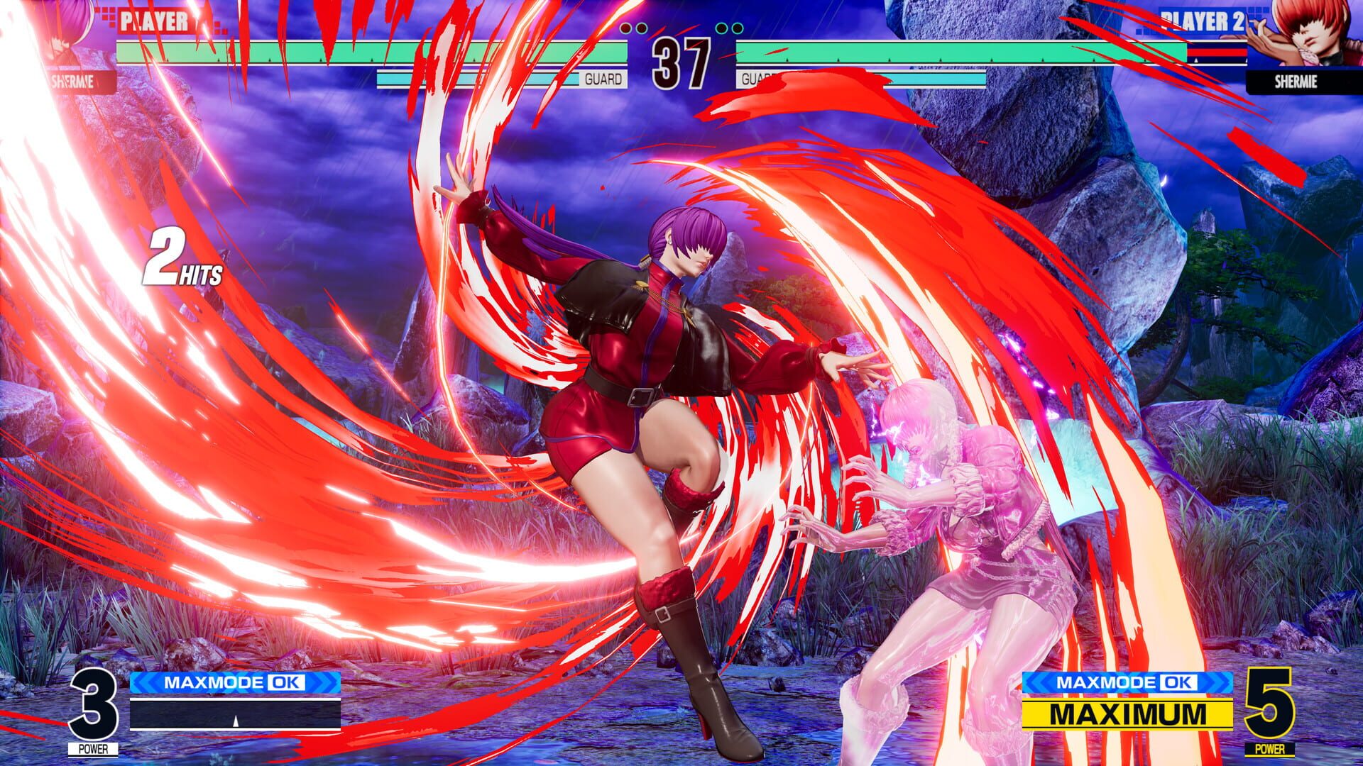 Screenshot for The King of Fighter XV: Characters - Team Awakened Orochi