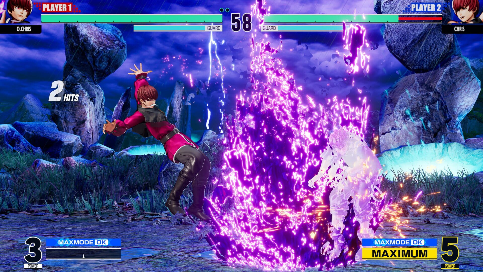 Screenshot for The King of Fighter XV: Characters - Team Awakened Orochi