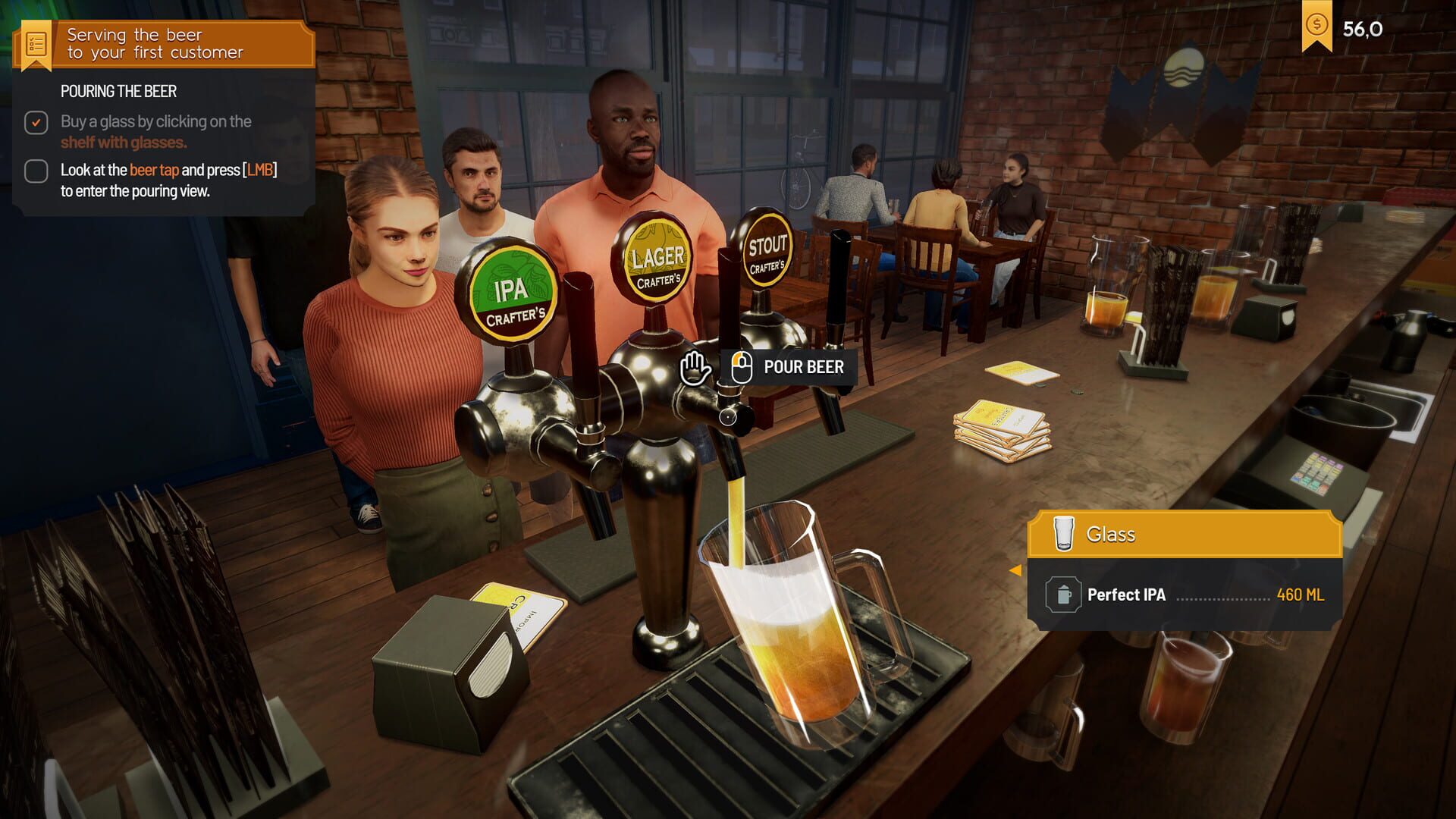 Screenshot for Brewpub Simulator