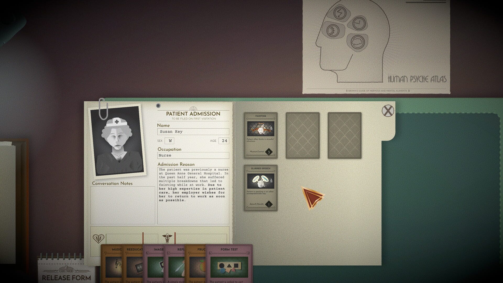 Screenshot for Sanatorium: A Mental Asylum Simulator
