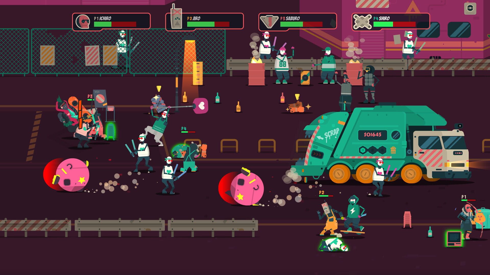 Screenshot for PixelJunk: Scrappers Deluxe