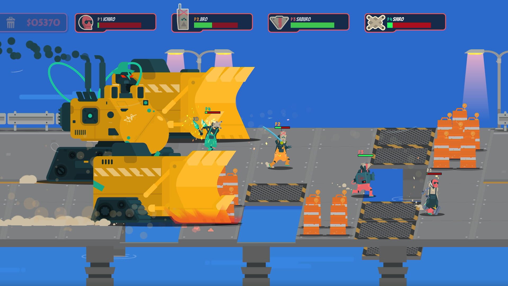 Screenshot for PixelJunk: Scrappers Deluxe