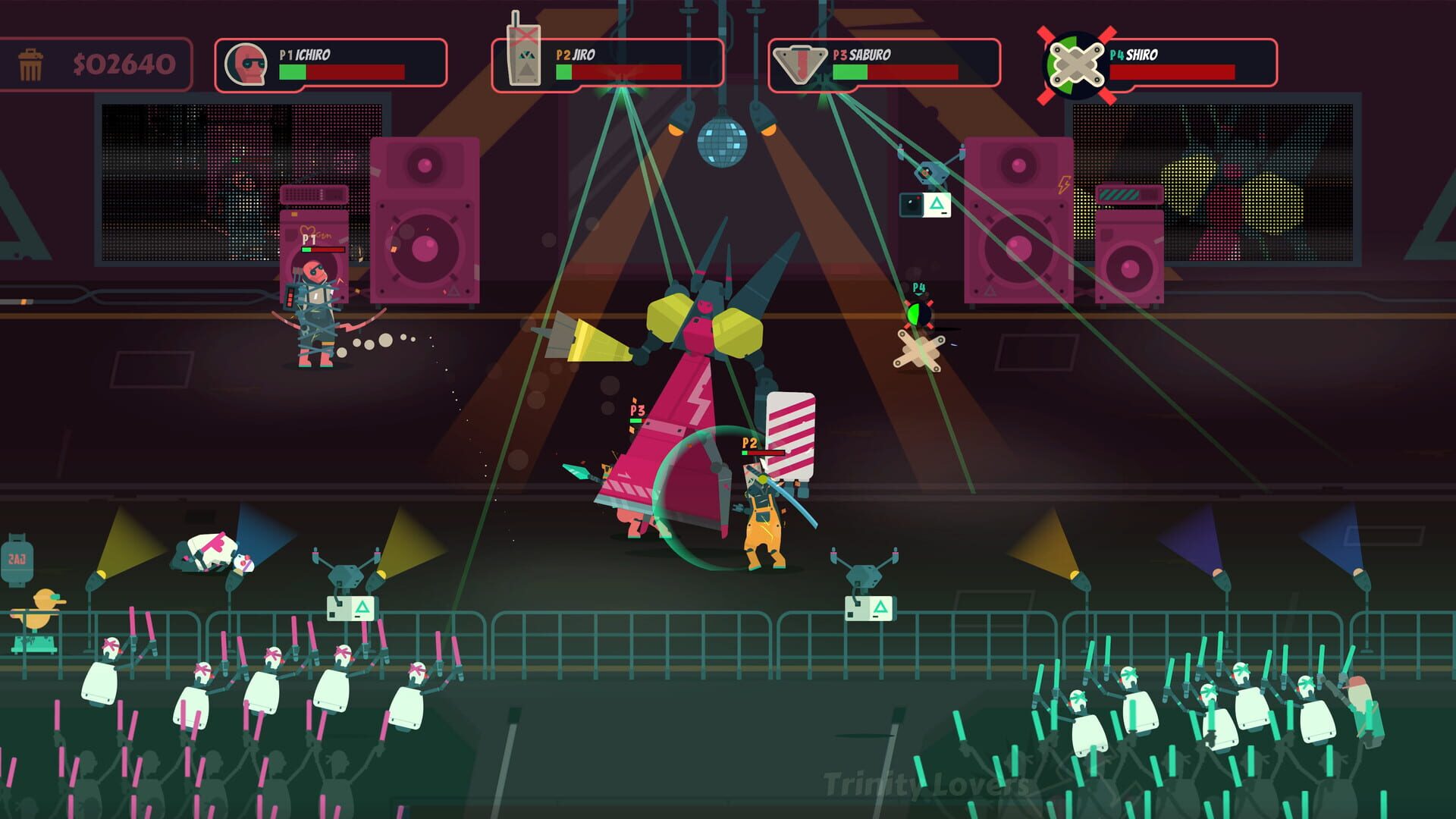 Screenshot for PixelJunk: Scrappers Deluxe