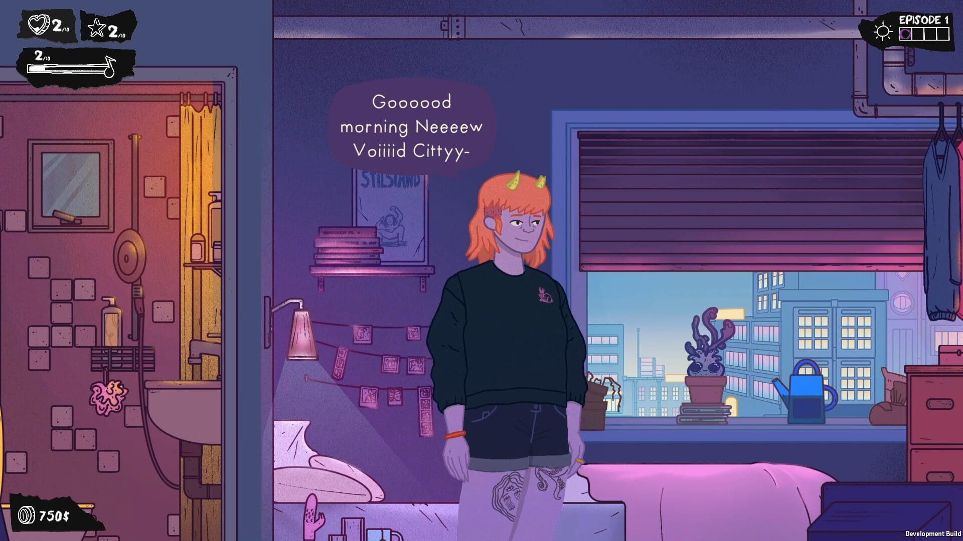 Screenshot for Dead Pets: A Punk Rock Slice of Life Sim