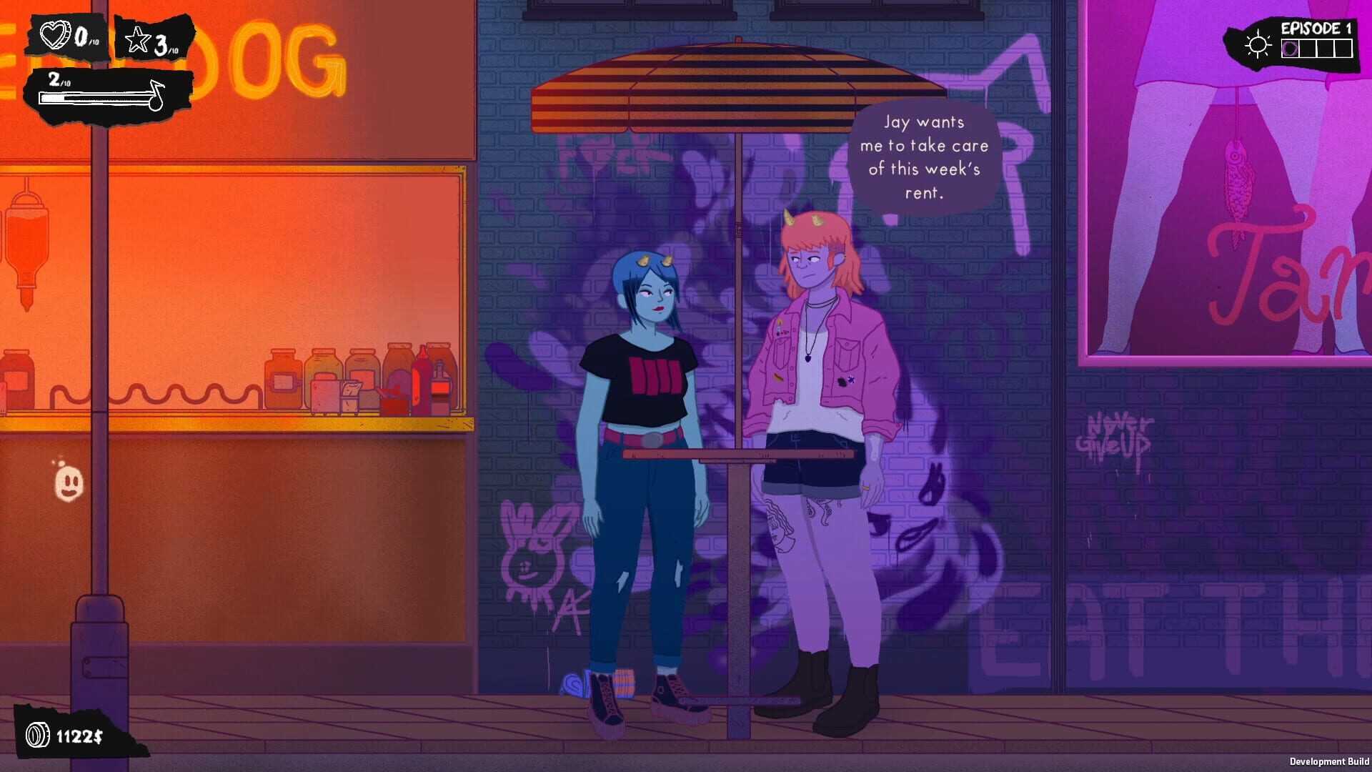 Screenshot for Dead Pets: A Punk Rock Slice of Life Sim