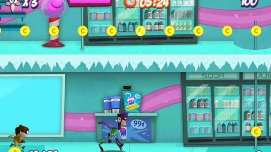 Screenshot for Fanboy & Chum Chum: Arcade Raid