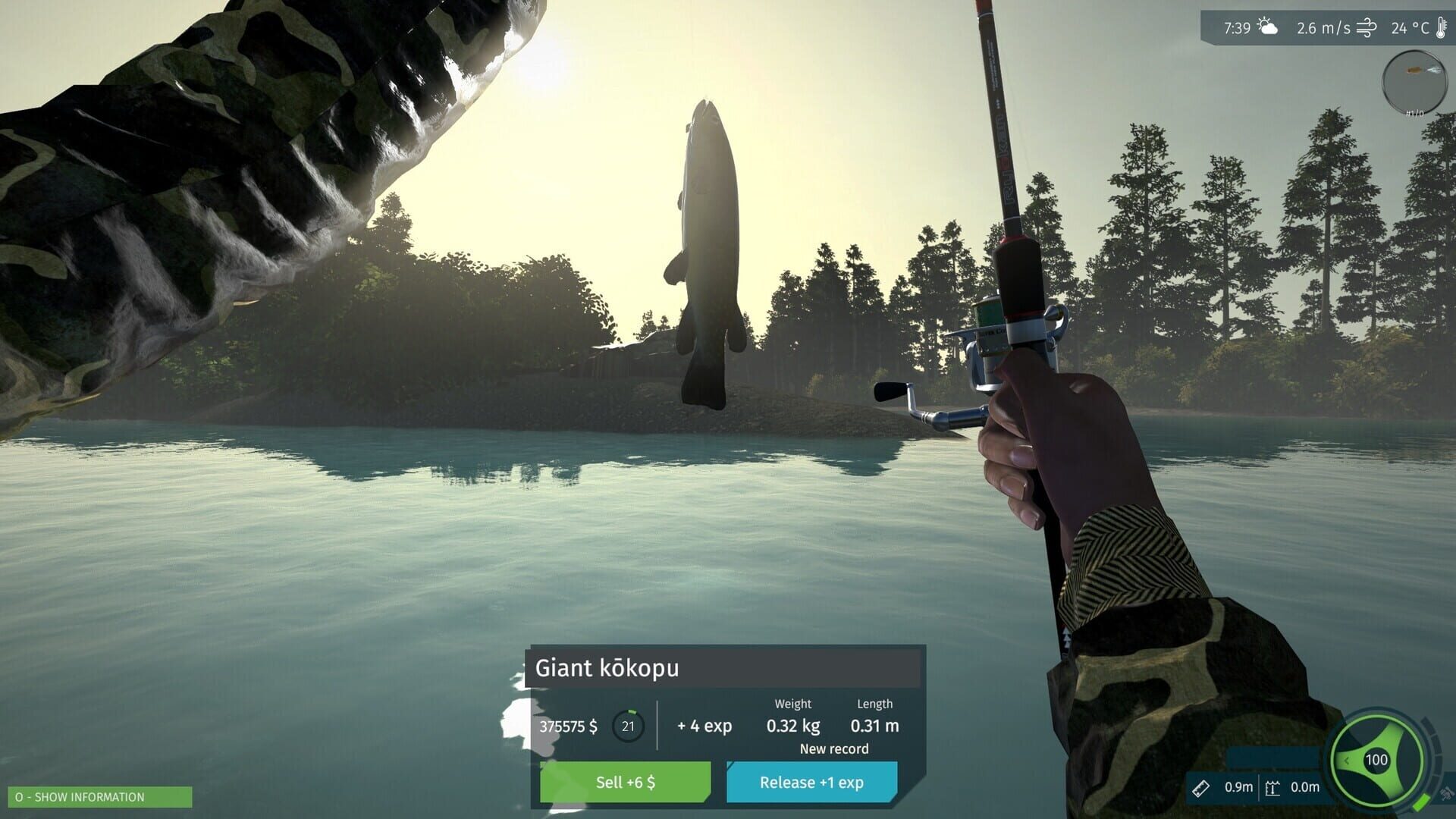 Screenshot for Ultimate Fishing Simulator: Taupo Lake