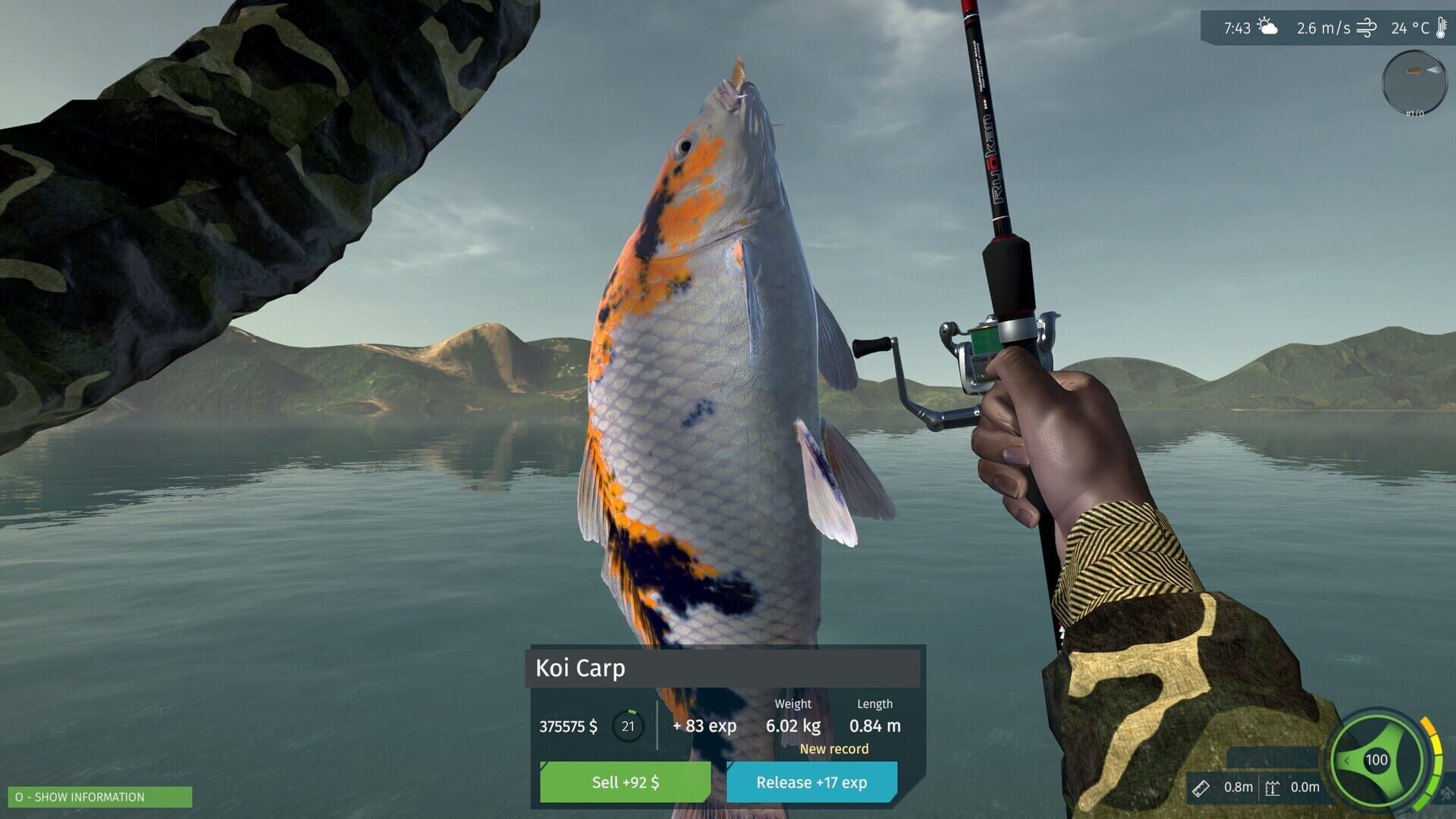 Screenshot for Ultimate Fishing Simulator: Taupo Lake