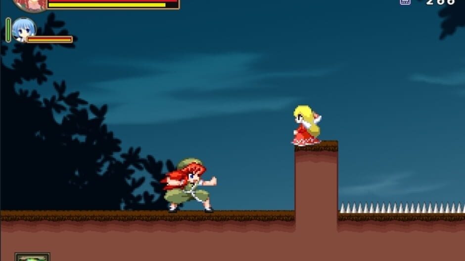 Screenshot for Meiling to Cirno no Yokai no Yama Daibouken