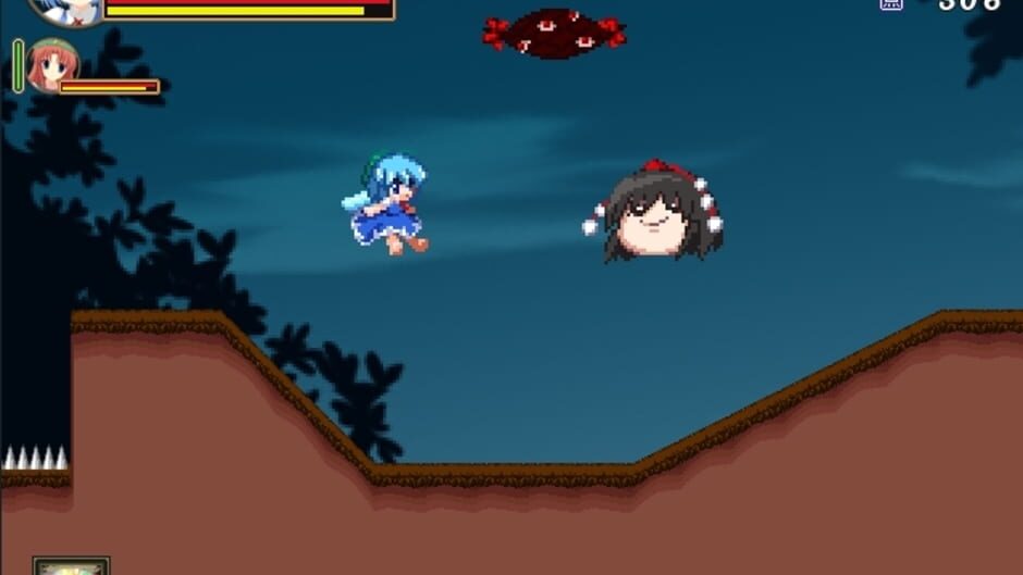 Screenshot for Meiling to Cirno no Yokai no Yama Daibouken
