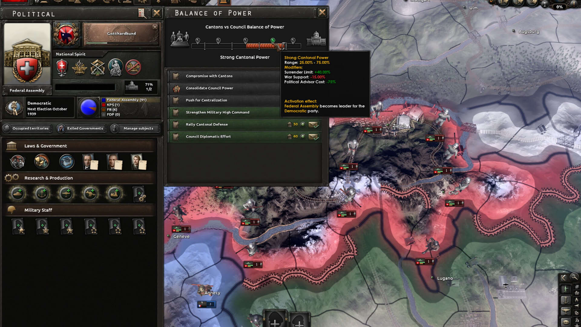 Screenshot for Hearts of Iron IV: By Blood Alone
