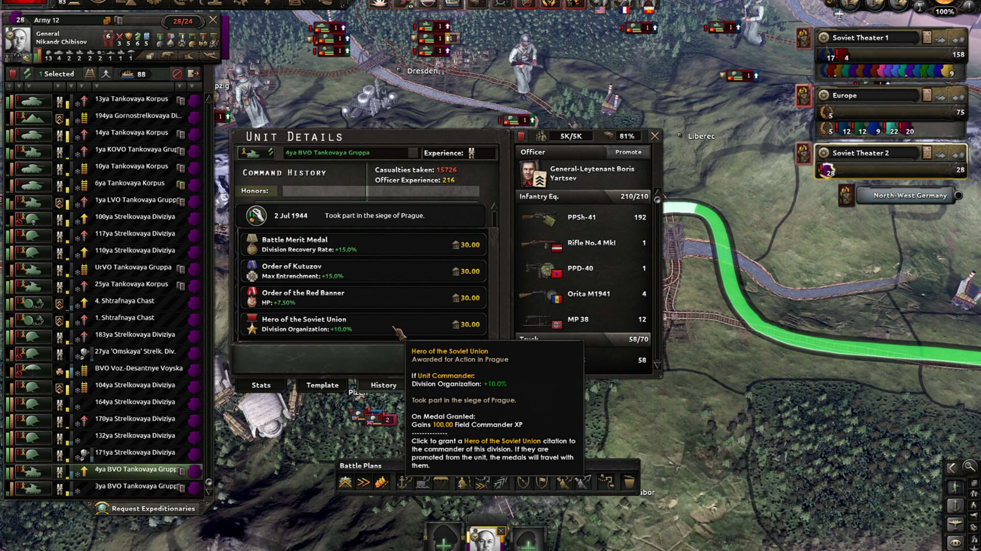 Screenshot for Hearts of Iron IV: By Blood Alone