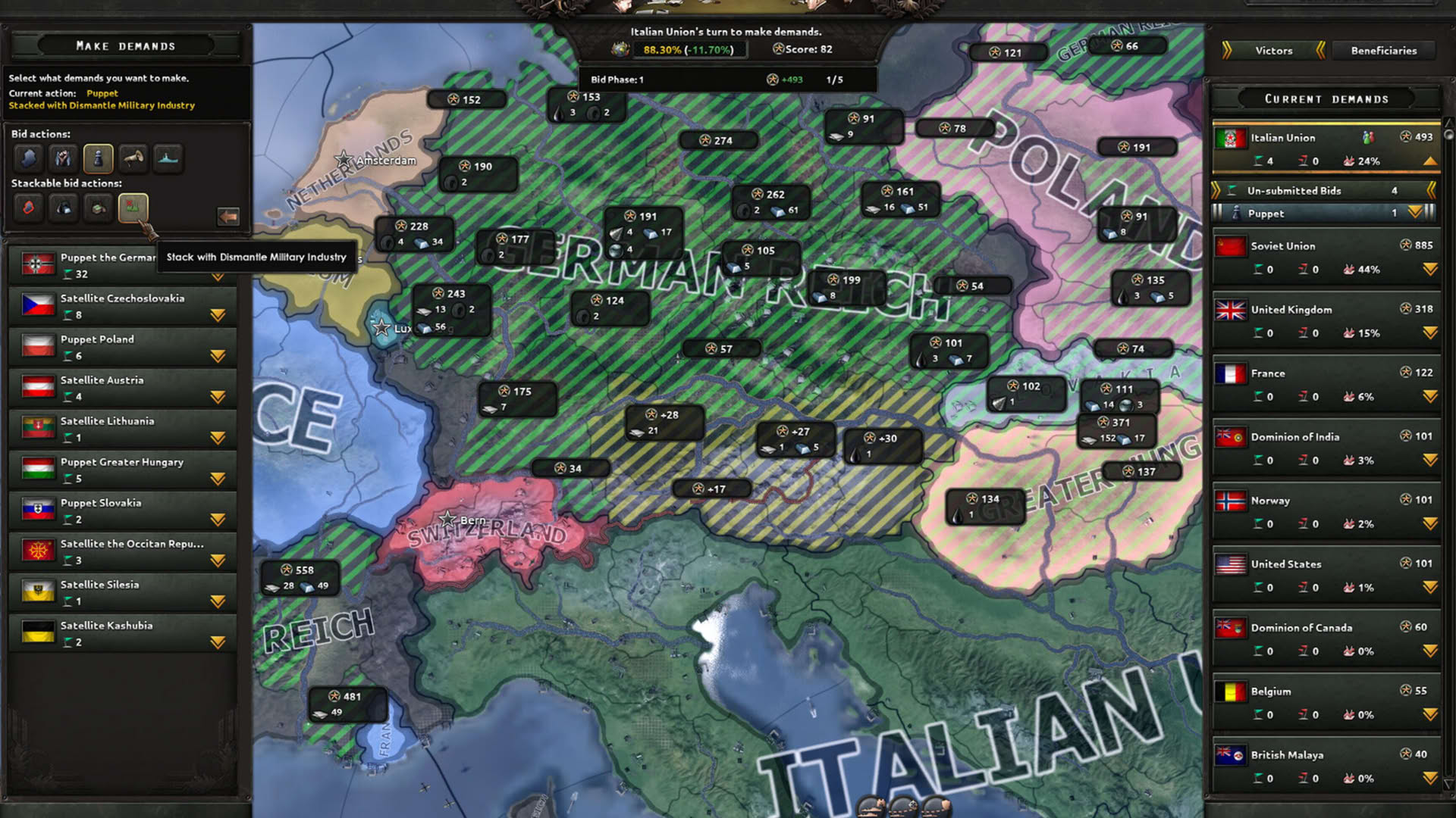 Screenshot for Hearts of Iron IV: By Blood Alone