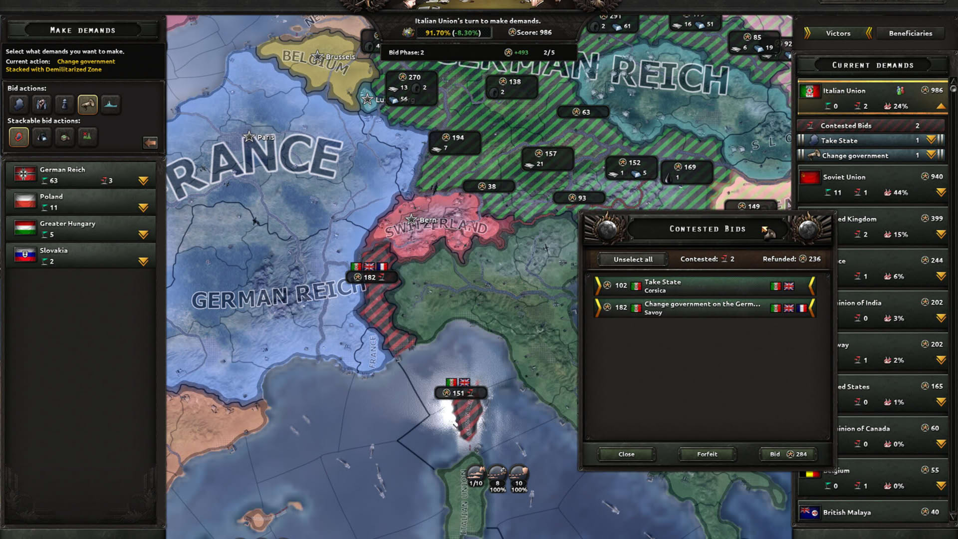 Screenshot for Hearts of Iron IV: By Blood Alone