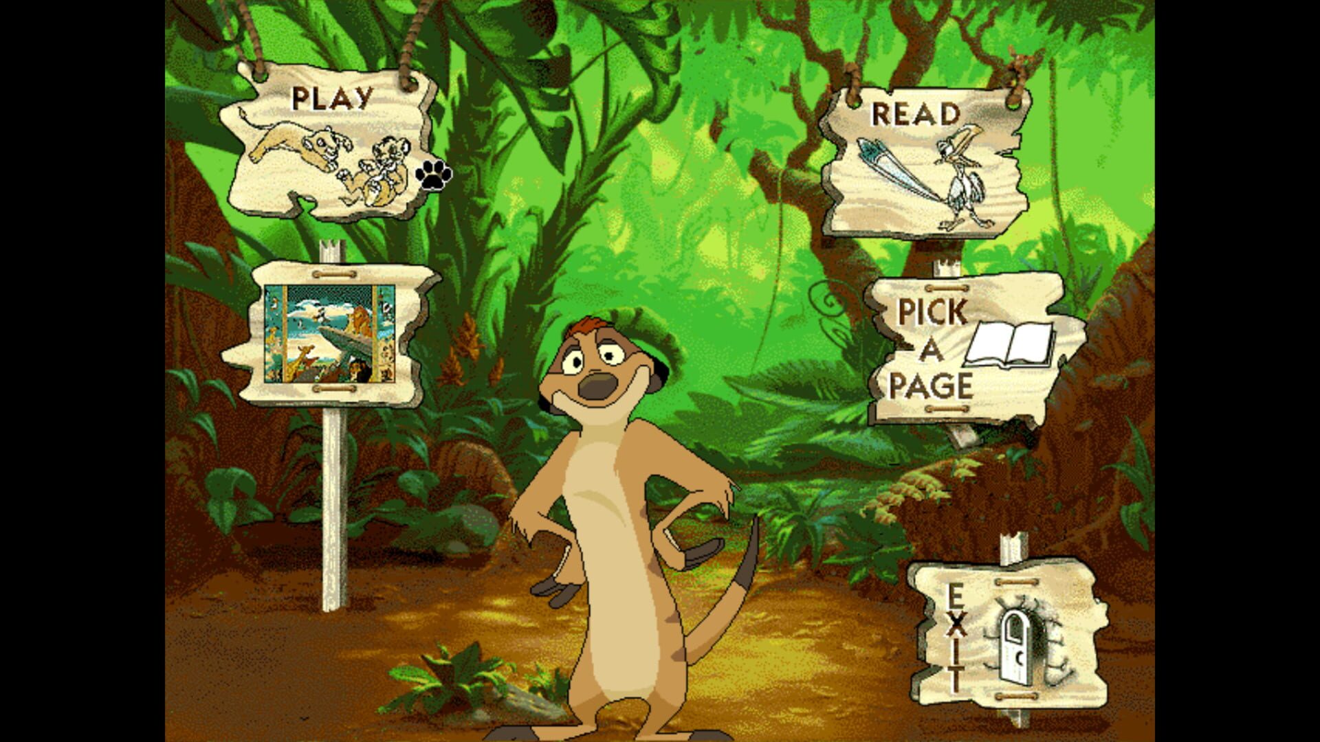Screenshot for Disney's Animated Storybook: The Lion King