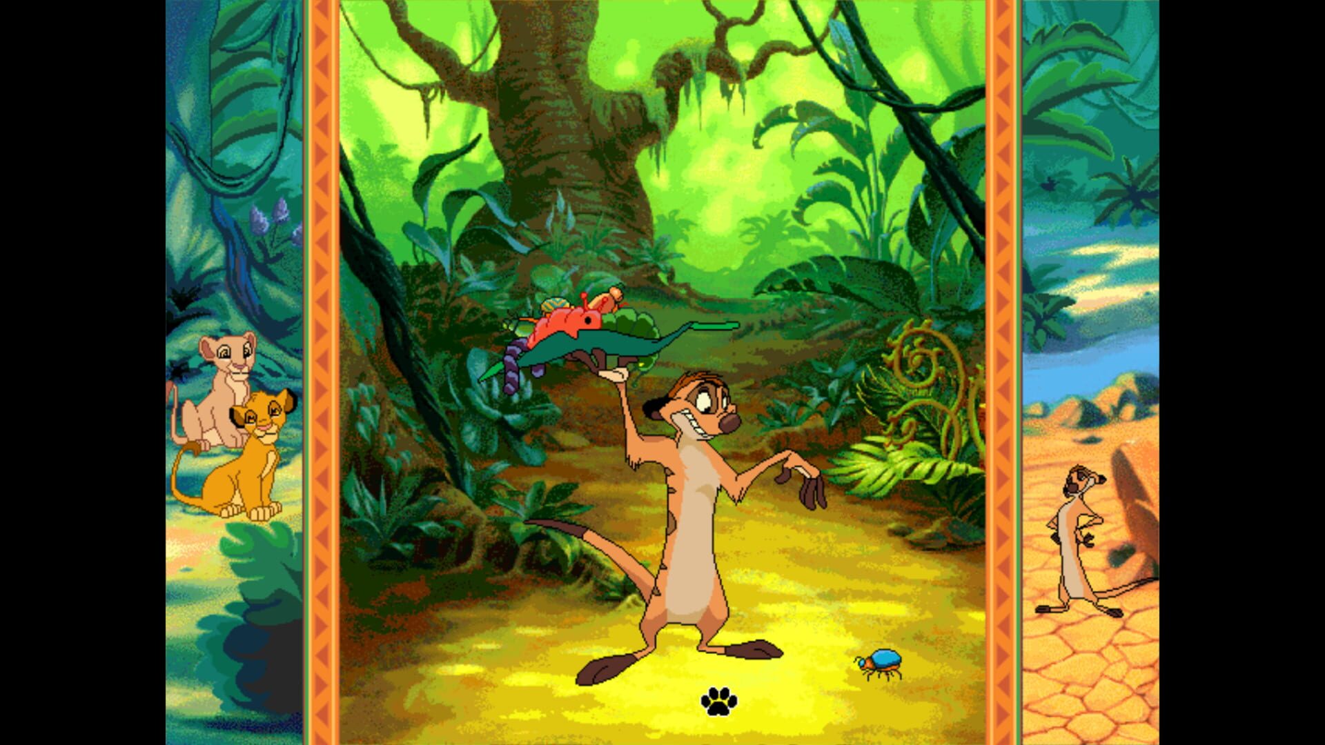 Screenshot for Disney's Animated Storybook: The Lion King