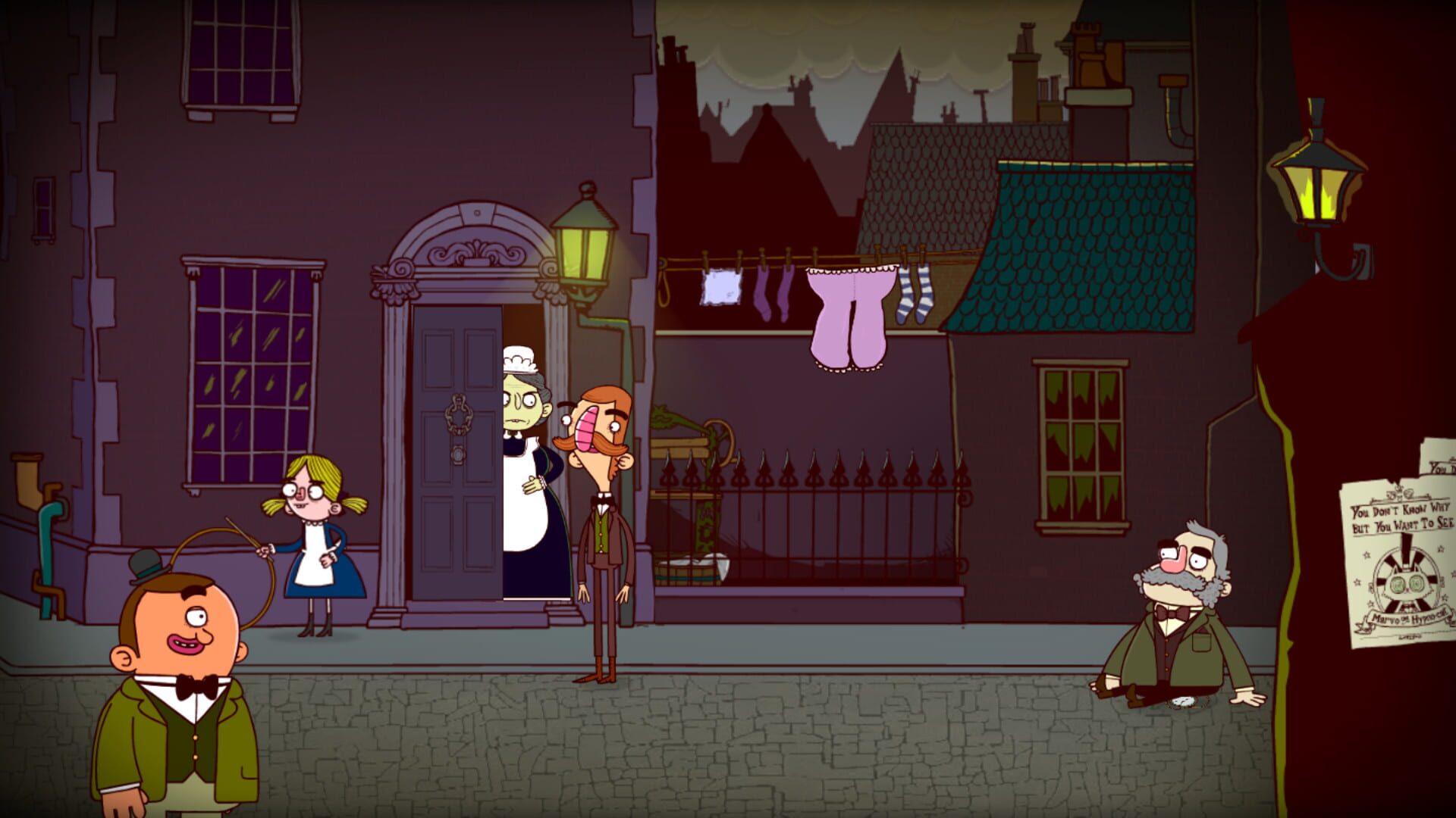 Screenshot for The Adventures of Bertram Fiddle: Episode 1 - A Dreadly Business