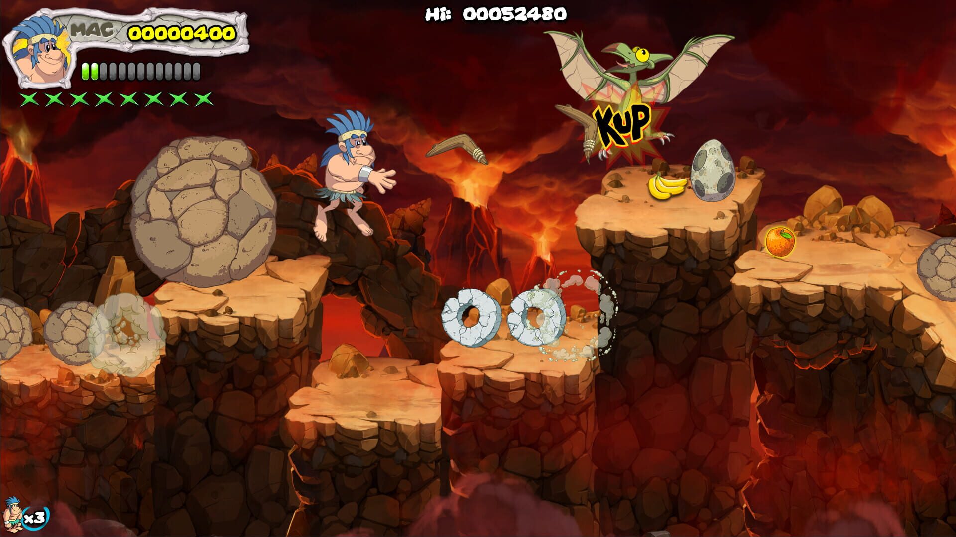 Screenshot for New Joe & Mac: Caveman Ninja