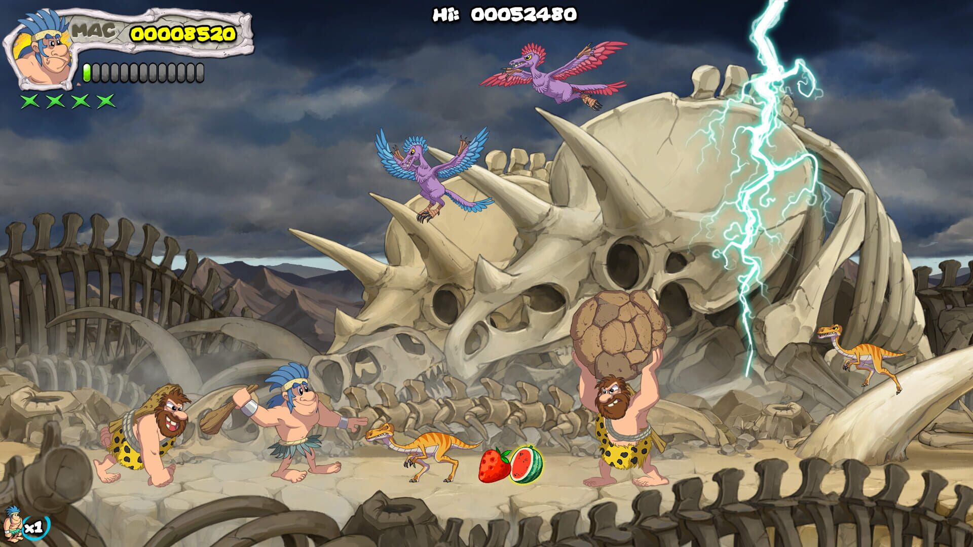 Screenshot for New Joe & Mac: Caveman Ninja