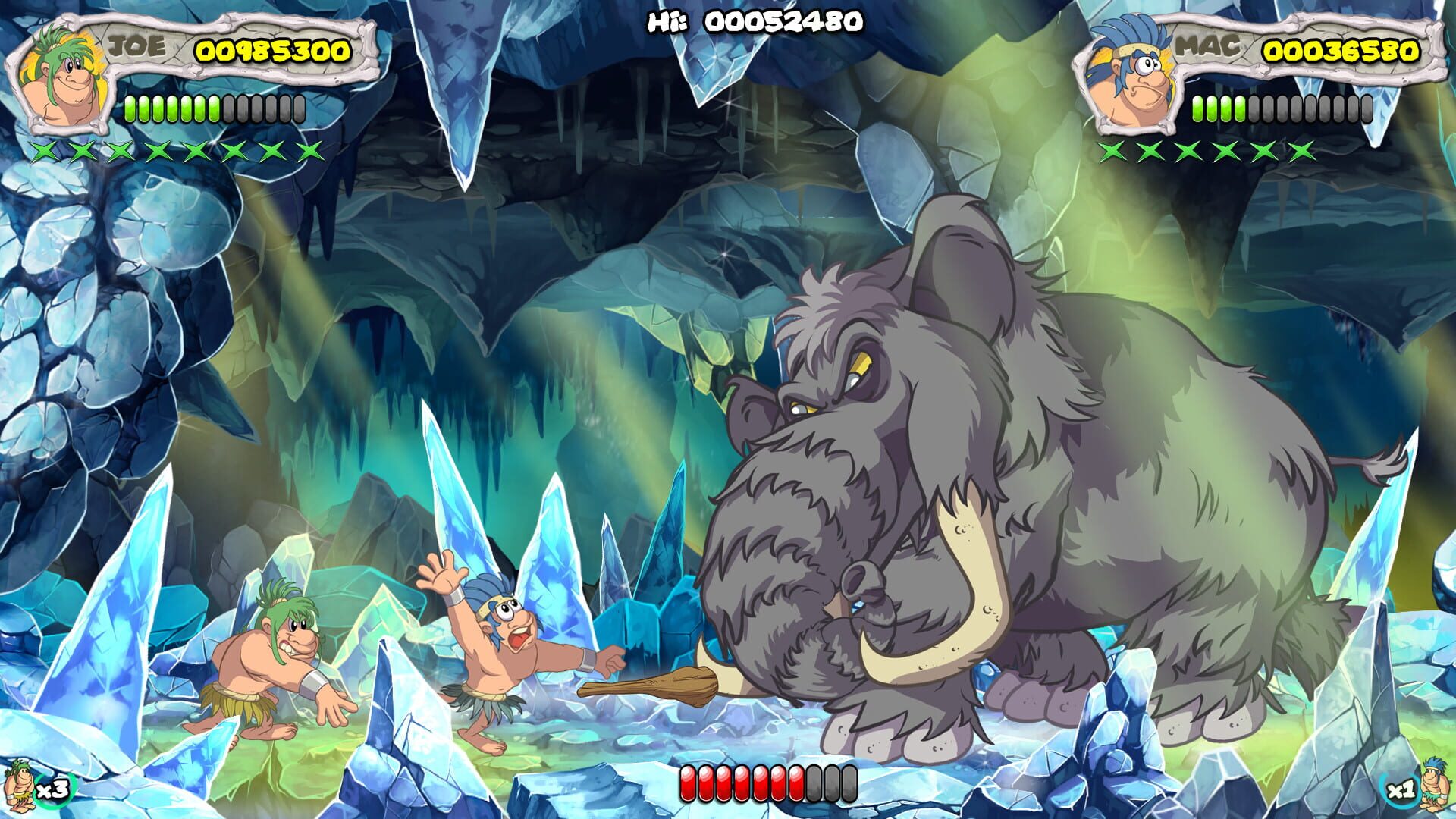 Screenshot for New Joe & Mac: Caveman Ninja