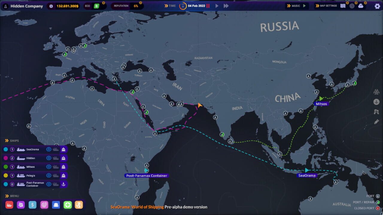 Screenshot for SeaOrama: World of Shipping