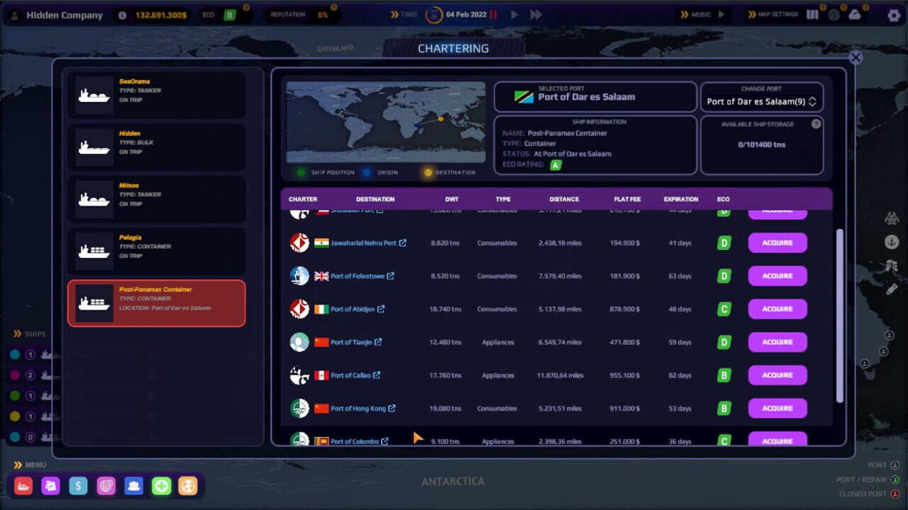 Screenshot for SeaOrama: World of Shipping