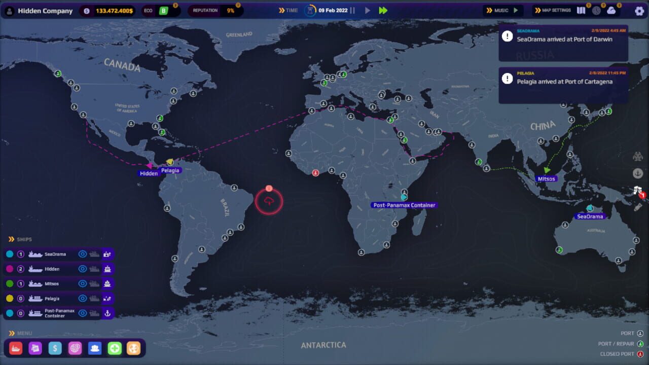 Screenshot for SeaOrama: World of Shipping