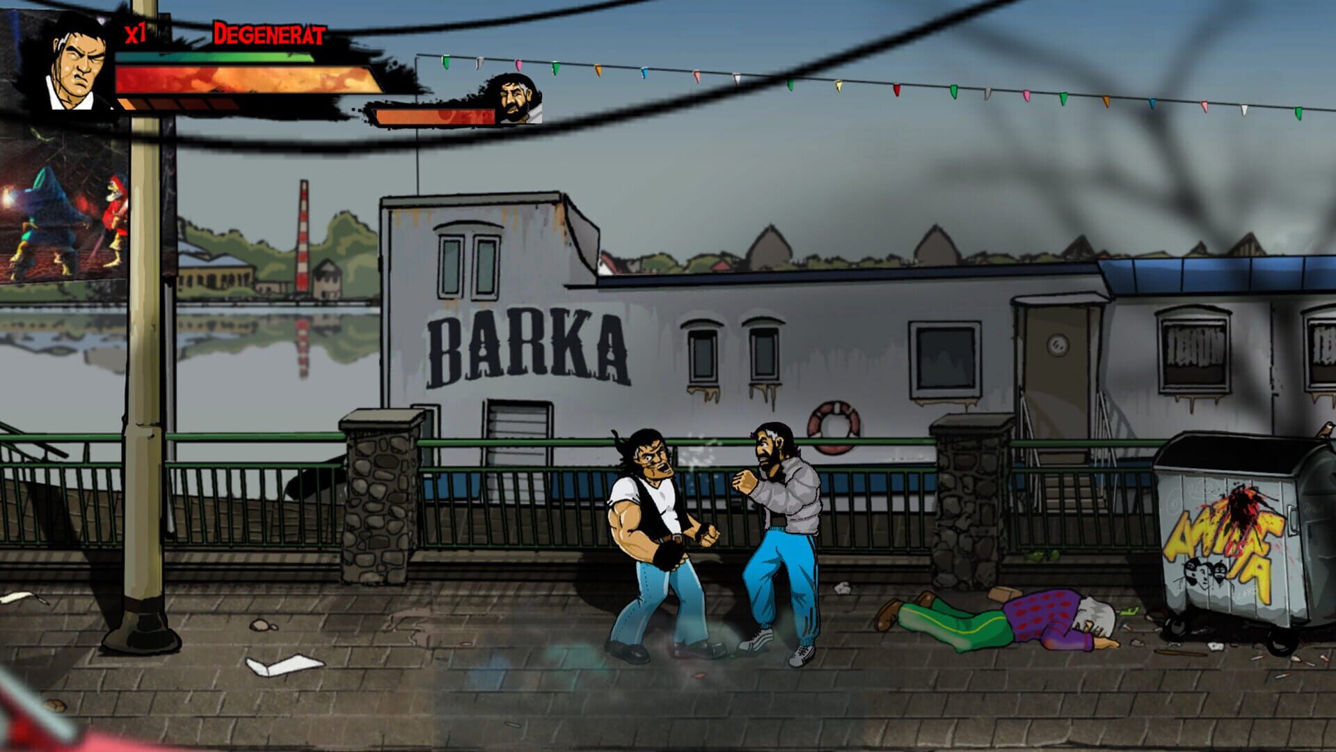 Screenshot for Skinny & Franko: Fists of Violence