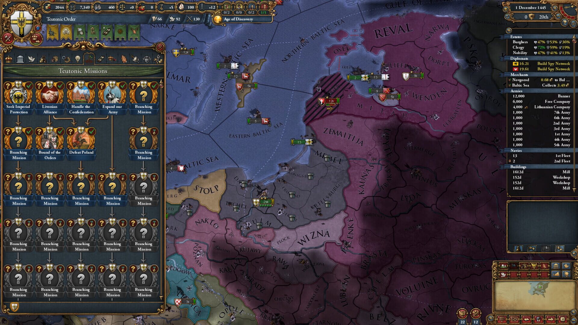 Screenshot for Europa Universalis IV: Lions of the North