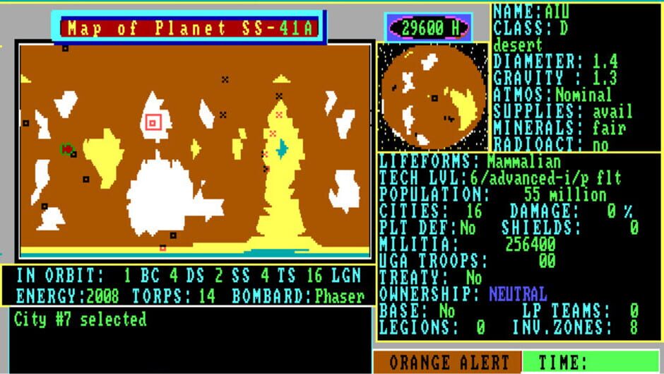 Screenshot for Star Fleet II: Krellan Commander
