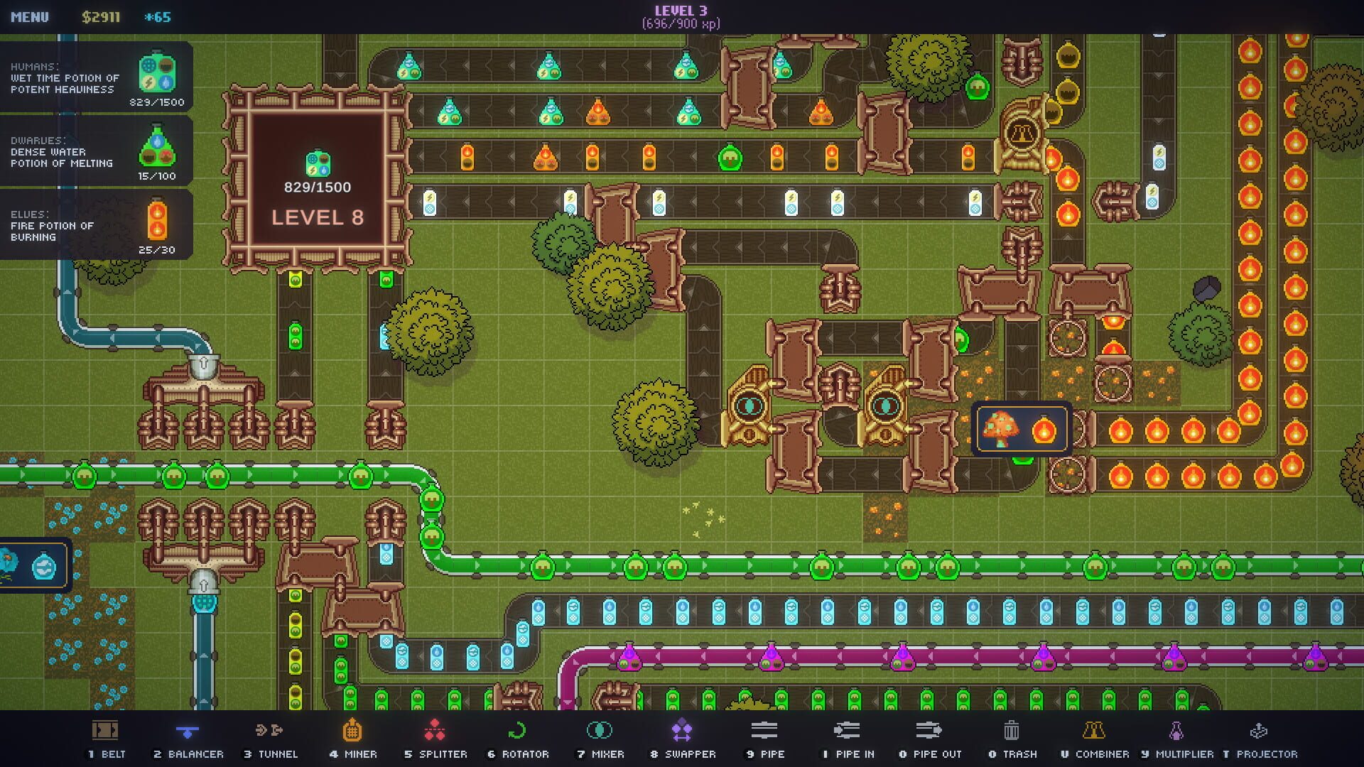 Screenshot for Potion Pipeline