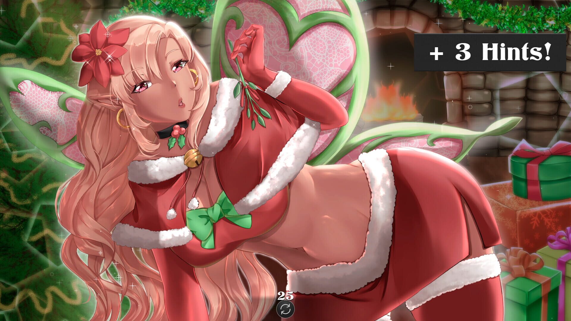 Screenshot for Elves Christmas Hentai Puzzle