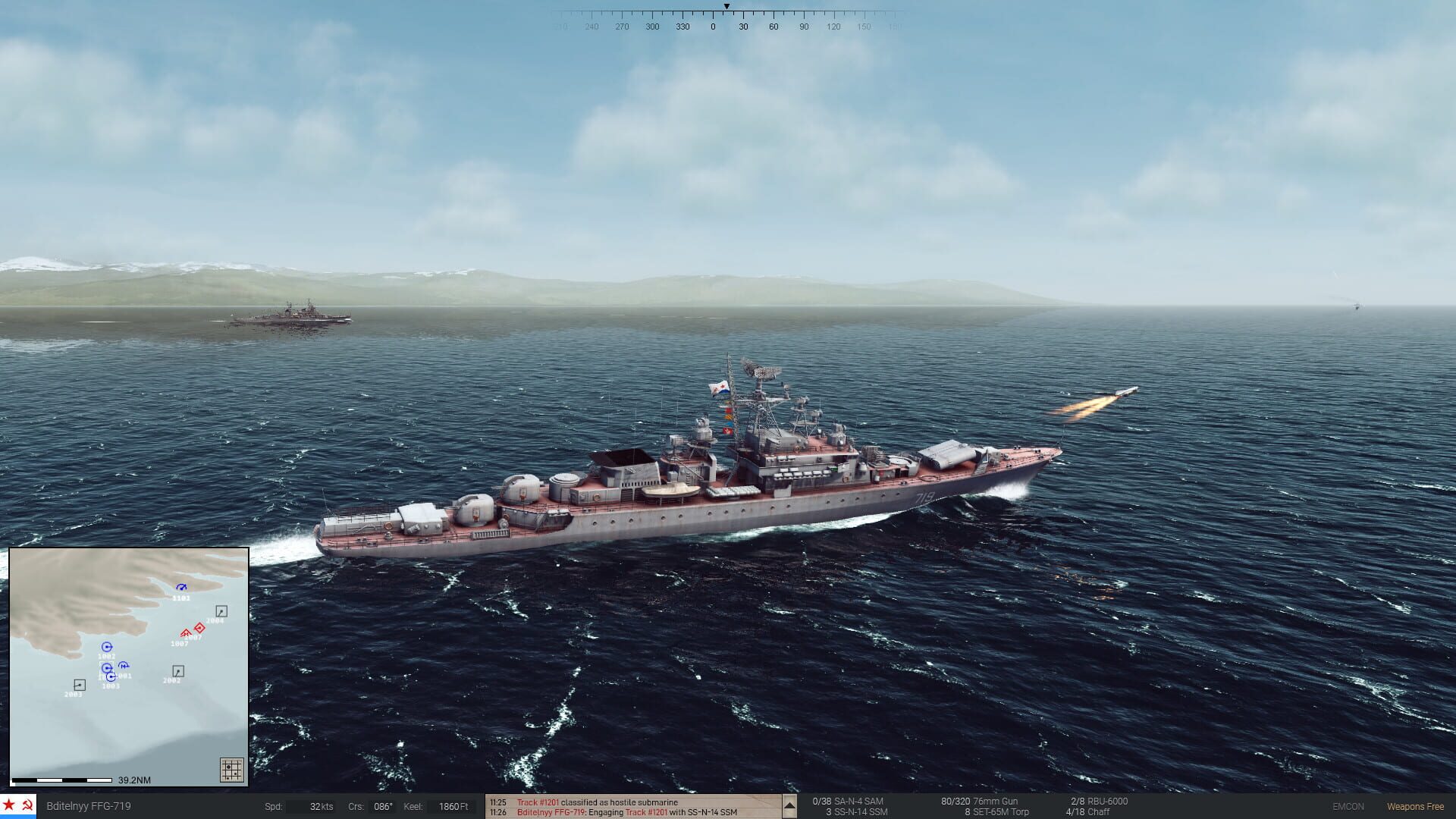 Screenshot for Sea Power: Naval Combat in the Missile Age