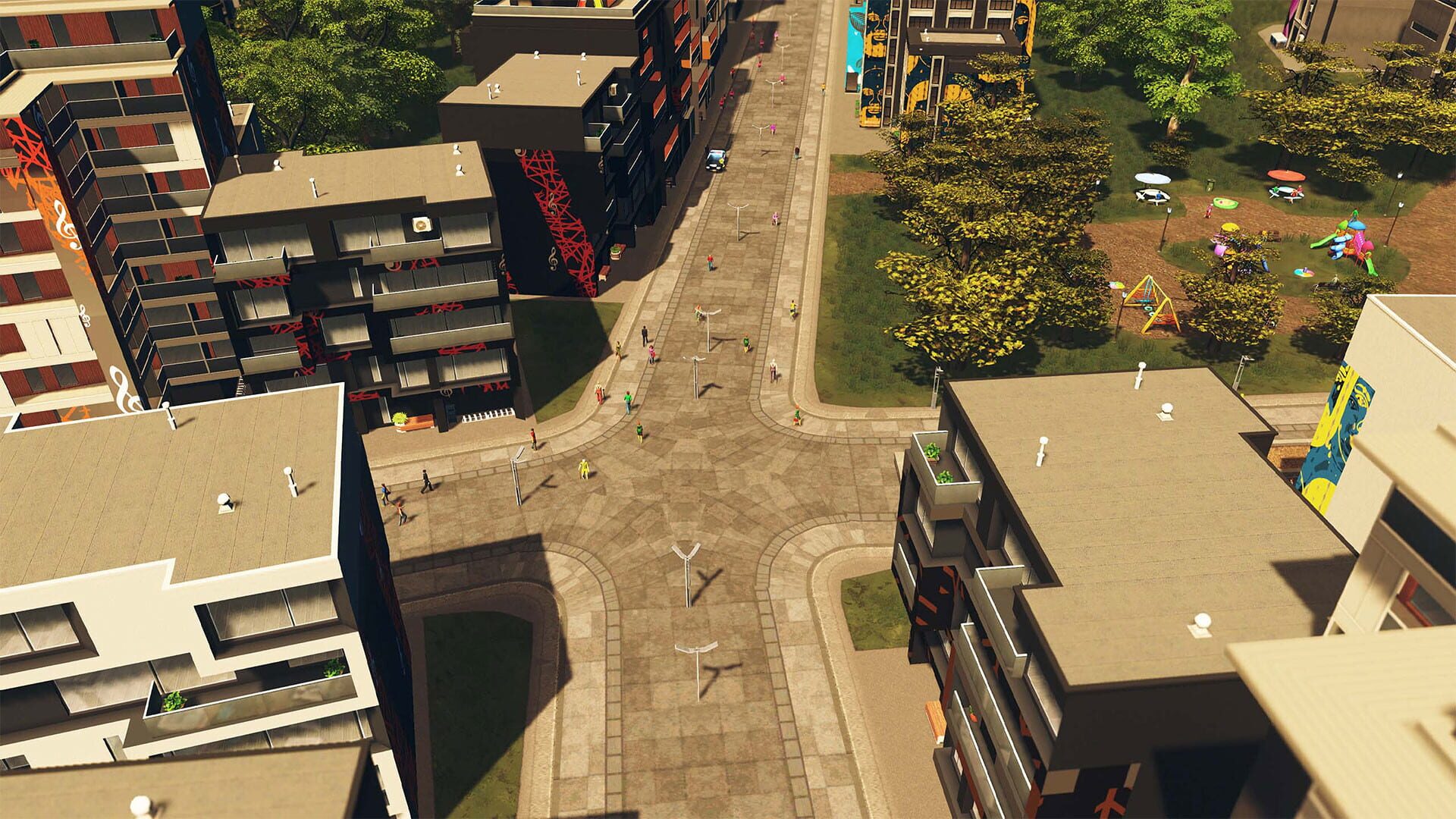 Screenshot for Cities: Skylines - Plazas & Promenades