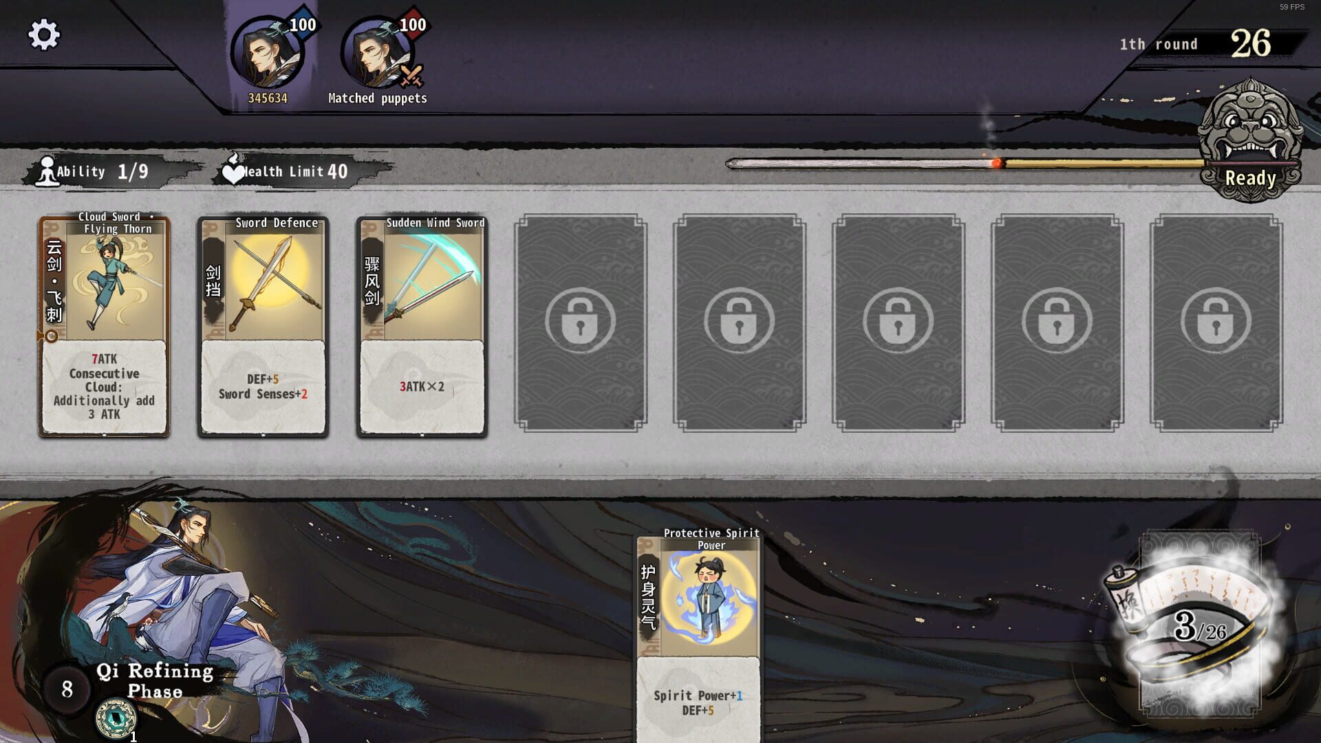 Screenshot for Yi Xian: The Cultivation Card Game