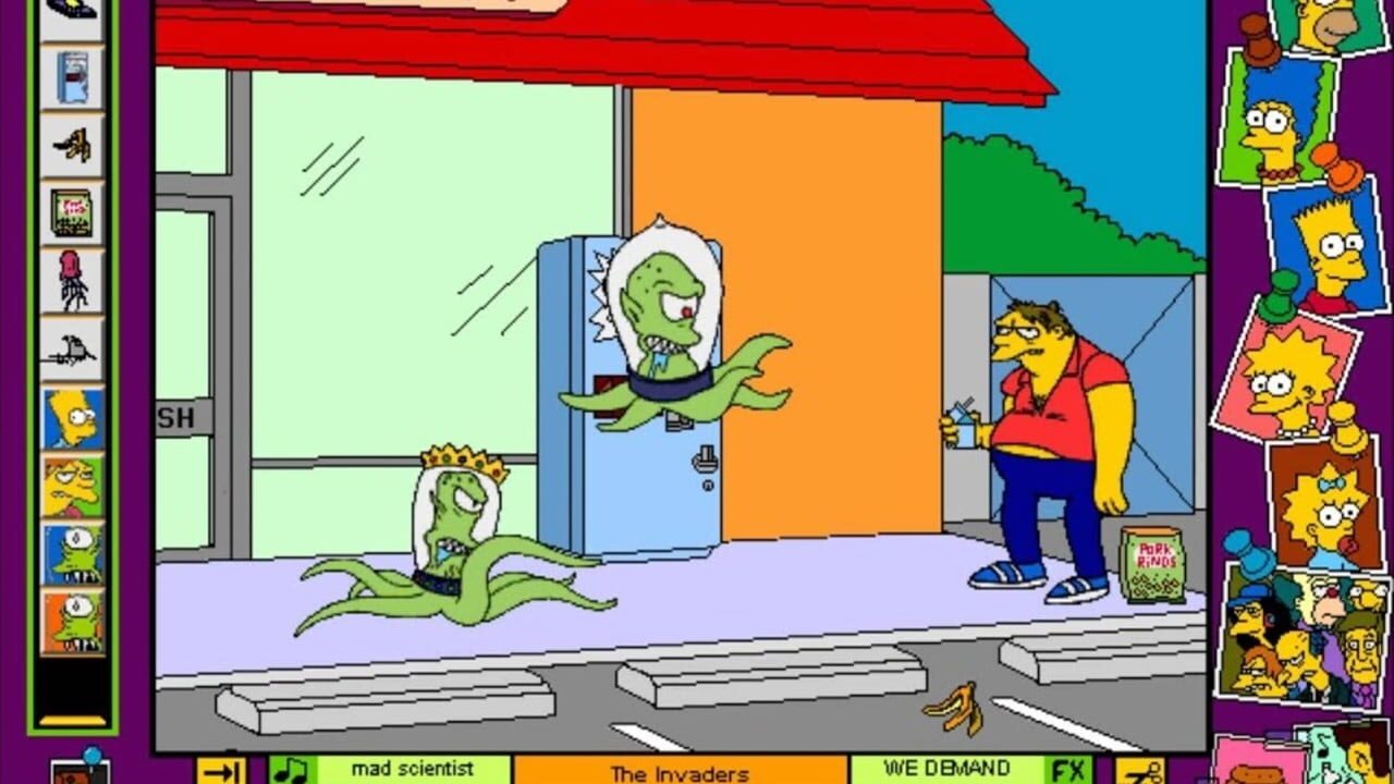 Screenshot for The Simpsons: Cartoon Studio