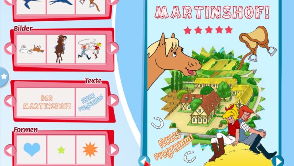 Screenshot for Bibi und Tina: 5 Sterne für den Martinshof