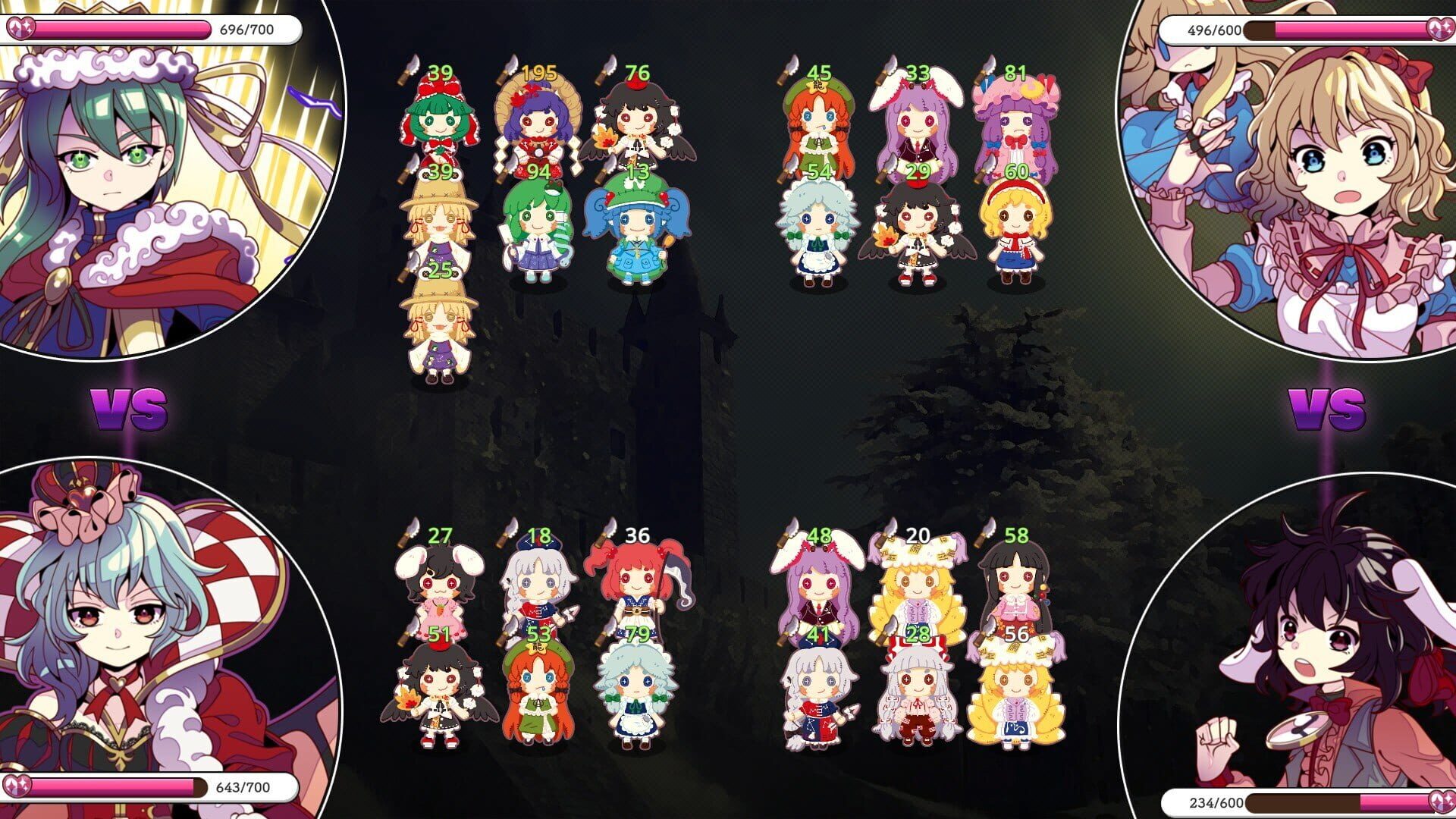 Screenshot for Touhou DollDraft