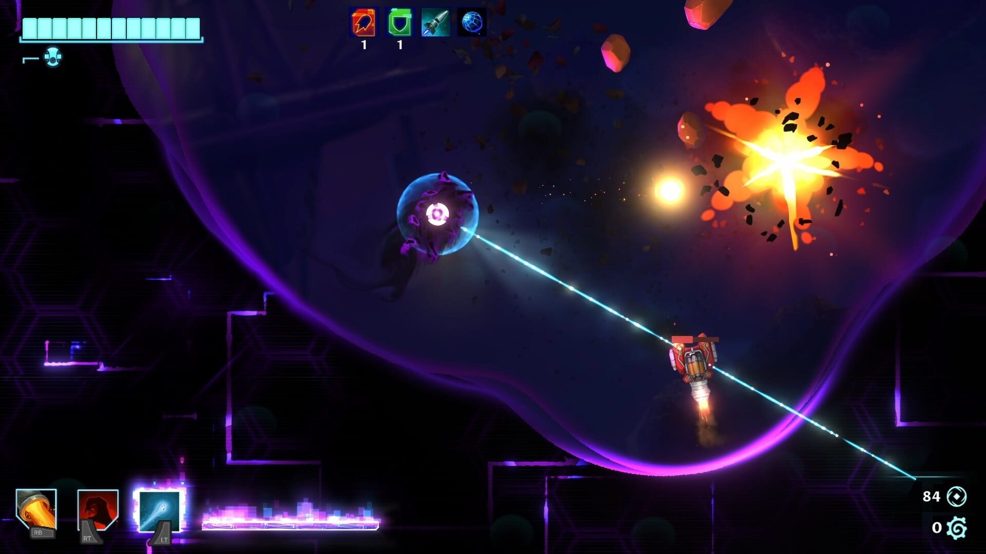 Screenshot for Galactic Glitch: Prologue