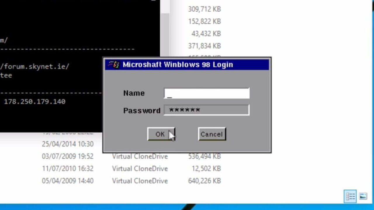 Screenshot for Microshaft Winblows 98