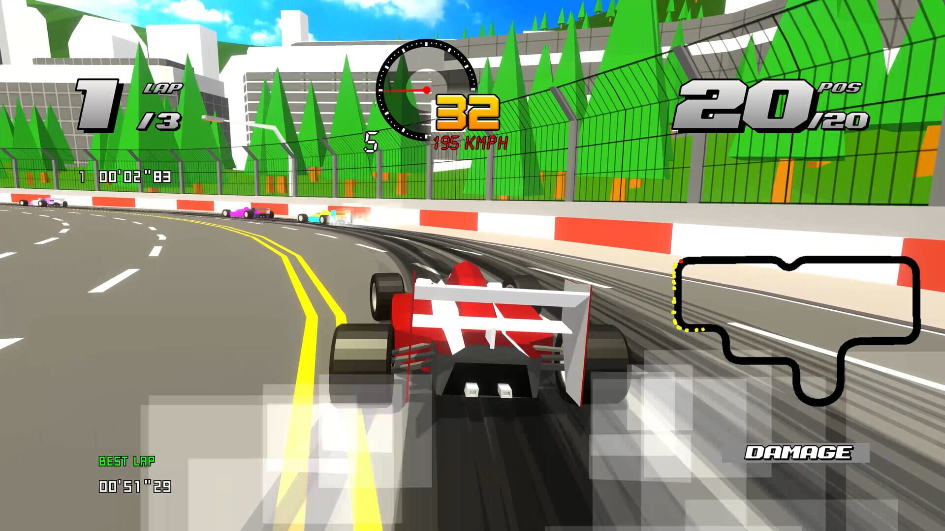 Screenshot for Formula Retro Racing: World Tour