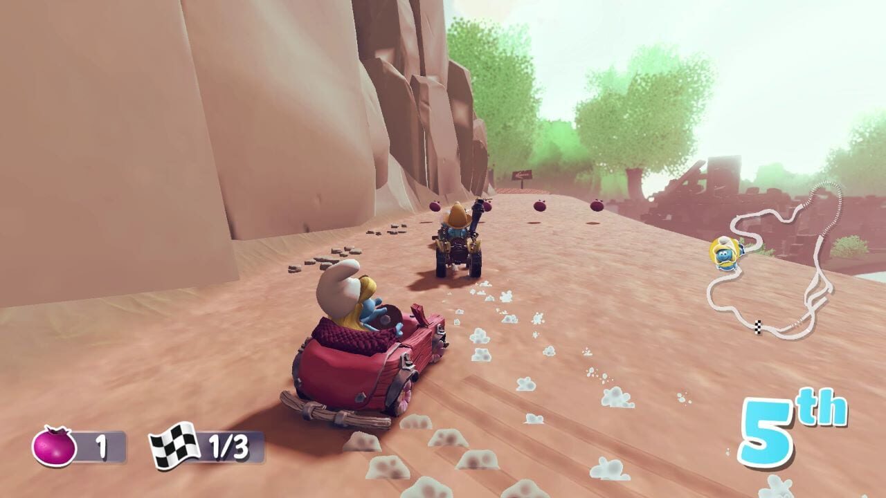 Screenshot for Smurfs Kart