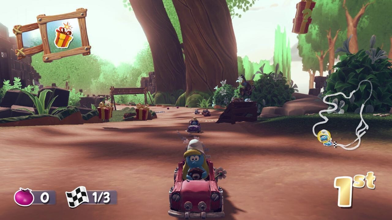 Screenshot for Smurfs Kart