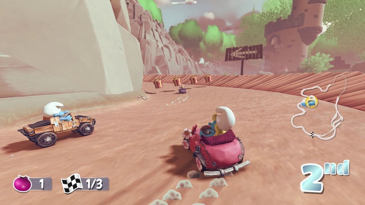 Screenshot for Smurfs Kart