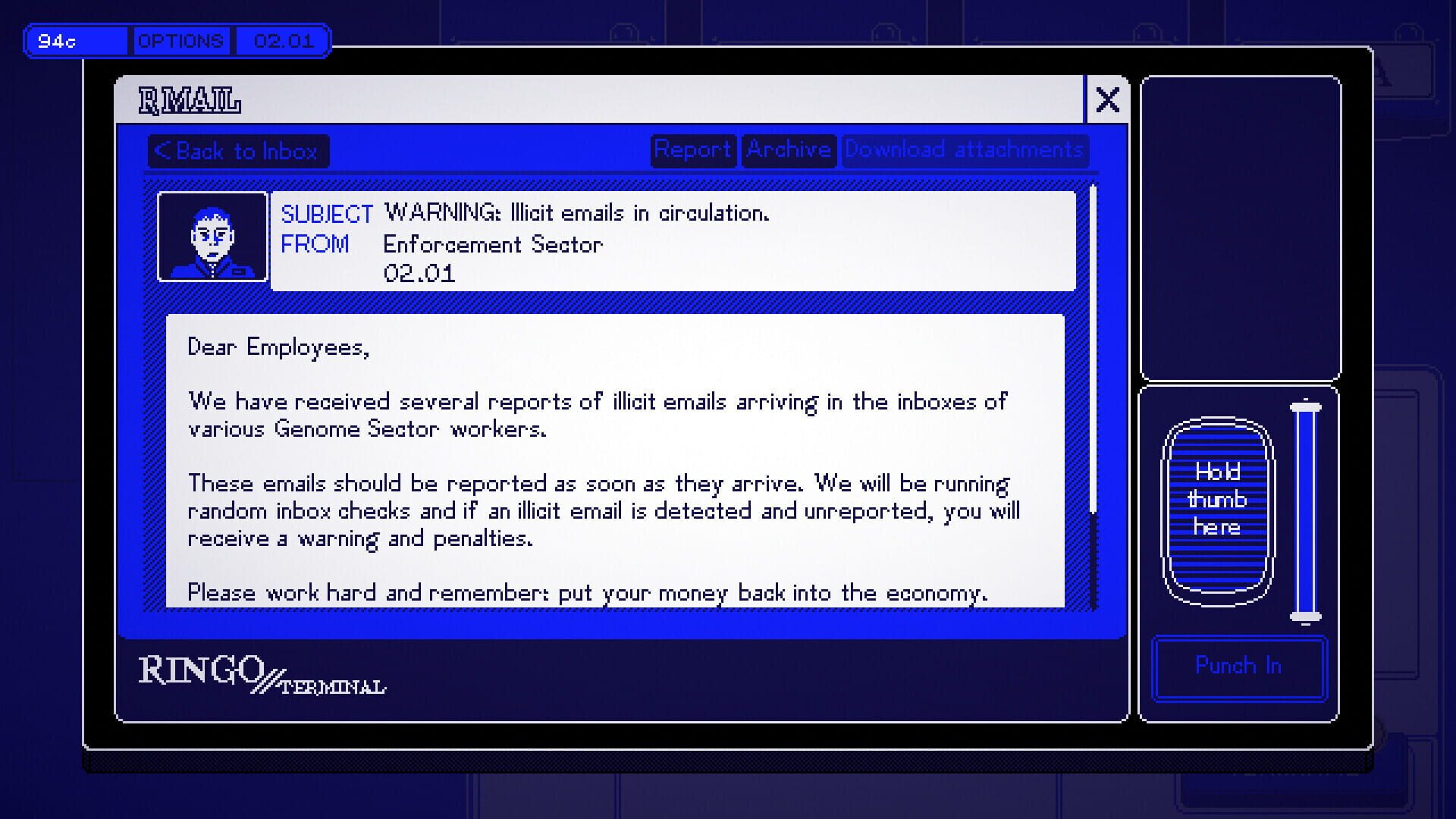 Screenshot for CorpoNation: The Sorting Process
