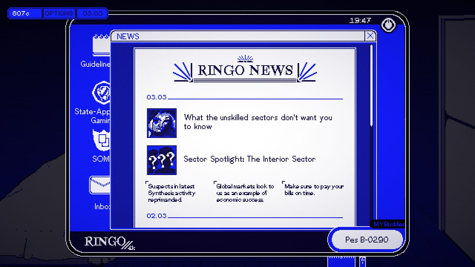 Screenshot for CorpoNation: The Sorting Process