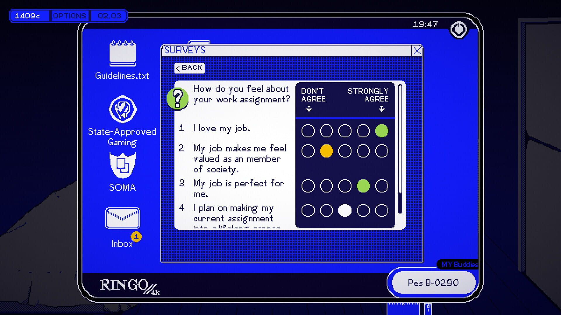 Screenshot for CorpoNation: The Sorting Process