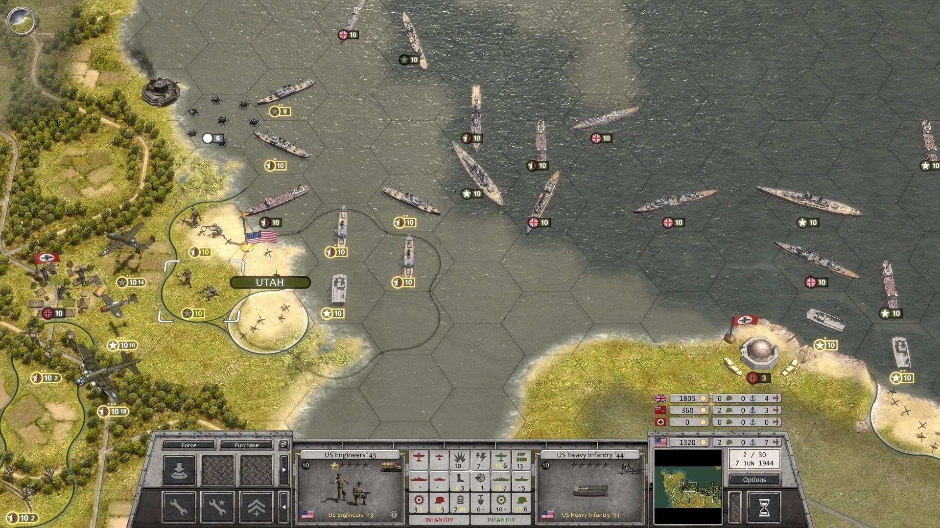 Screenshot for Order of Battle: World War II - Order of Battle: Allies Victorious